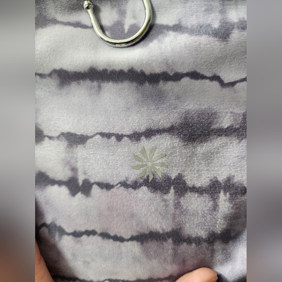 Athleta Elation Printed Capri Tight - Tahiti Dusk Purple - Picture 7 of 9